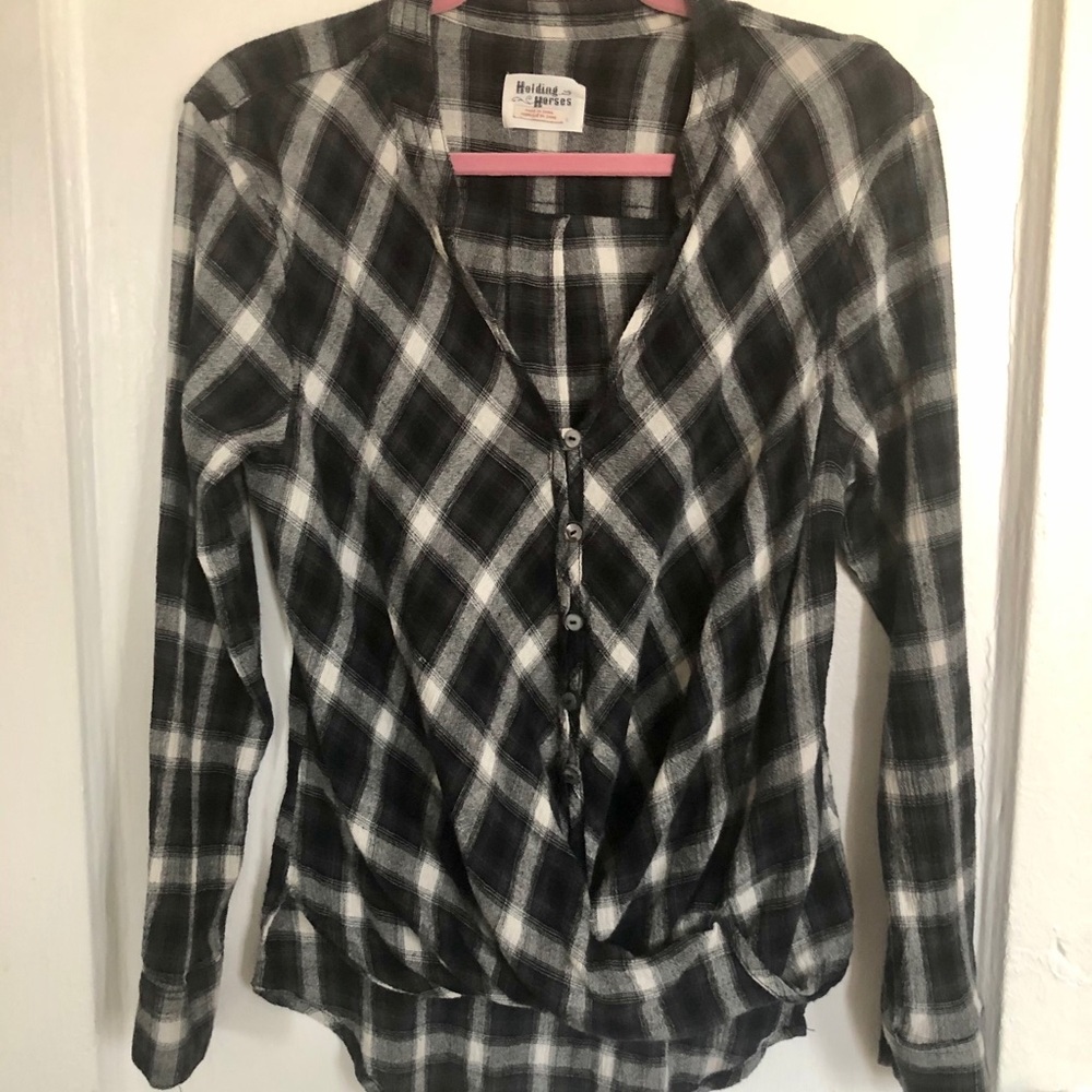 Anthropologie Holding Horses top